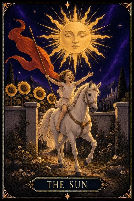Карта Таро The Sun
